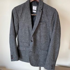 GQxGap Bespoken Men’s Tweed Blazer, Size Small